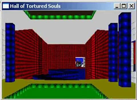 Hall of Tortured Souls easter egg creepy darktown.cz excel 95 windows system game hra